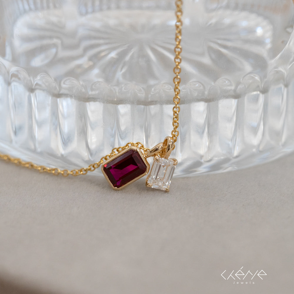 Lab Grown Collection - Lollipop Charms with Gemstones