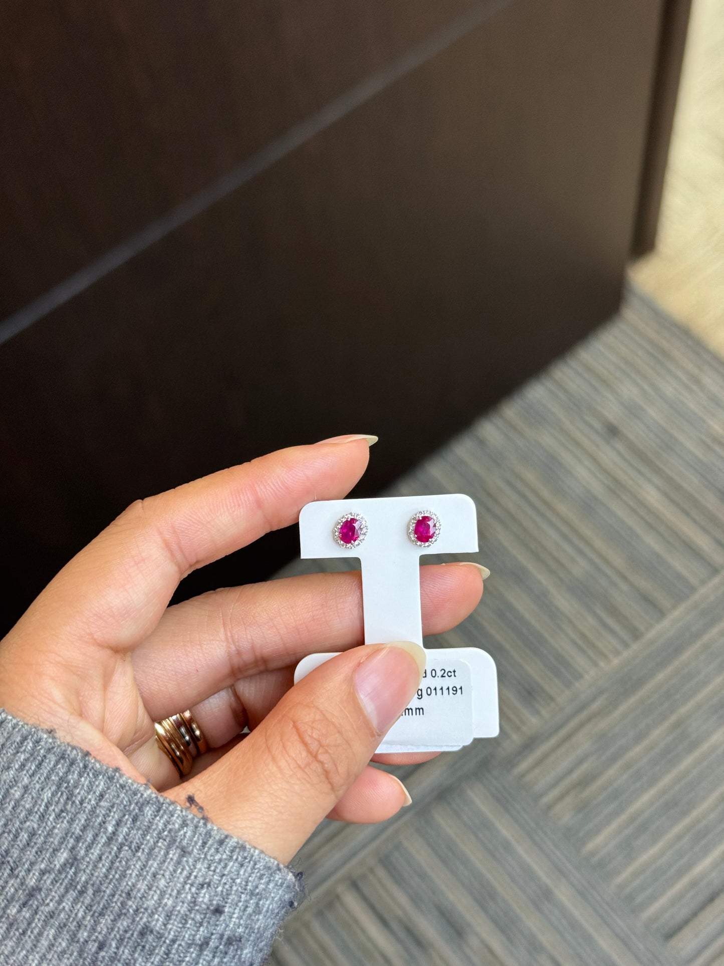 Ruby Earrings