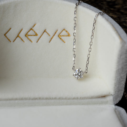 0.30ct Solitiare Diamond Necklace with GIA Cert