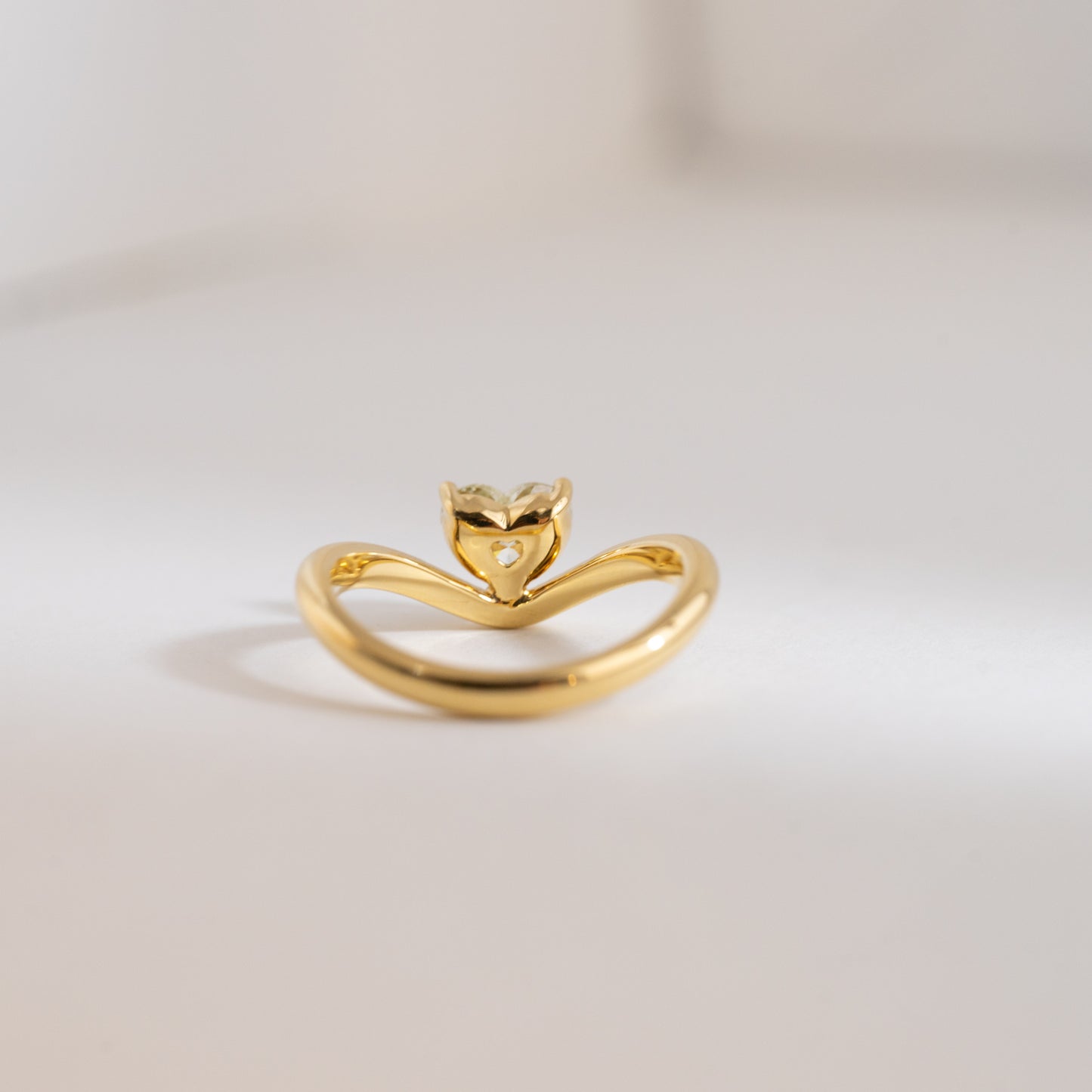 Heart Shape Wavy Ring