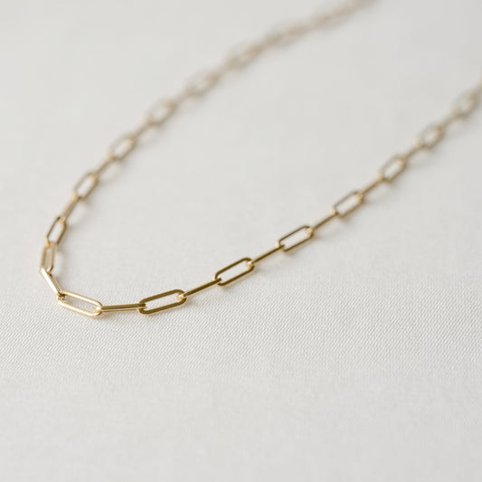 Paperclip Link Chain Necklace