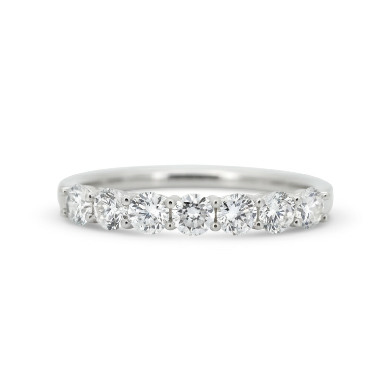 Lab Diamond Collection - 0.70ct 7pcs Lab Diamond Eternity Band Ring