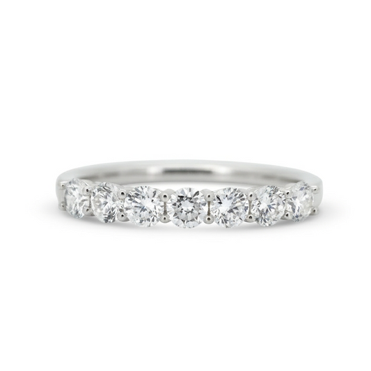 Lab Diamond Collection - 0.70ct 7pcs Lab Diamond Eternity Band Ring