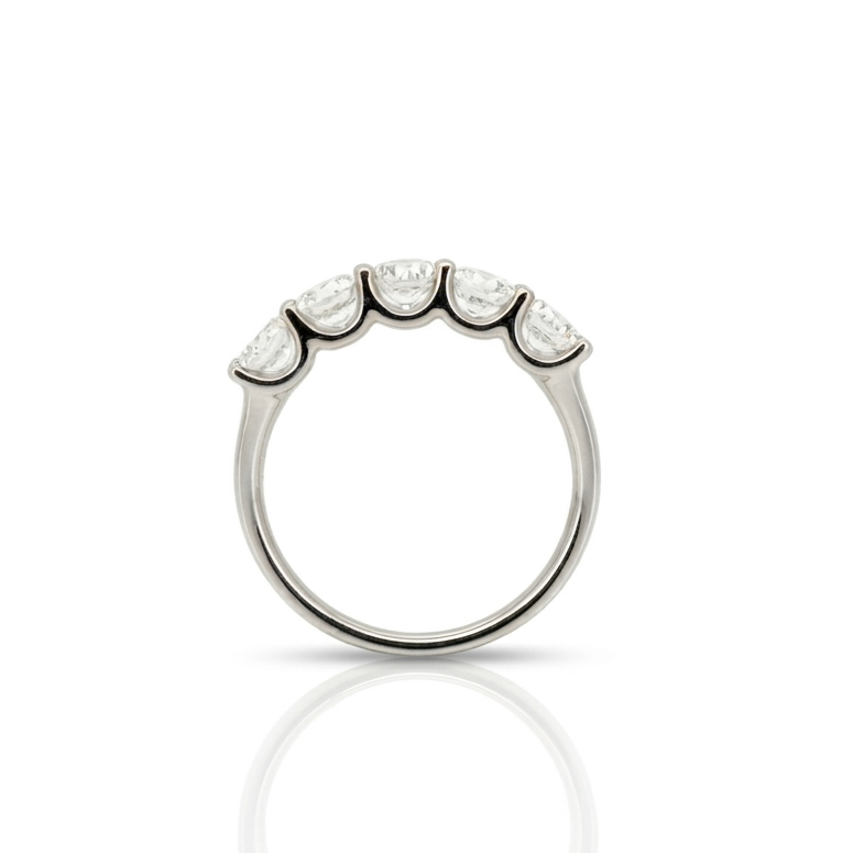 Lab Diamond Collection - 30pt U Setting Round Diamond Eternity Band