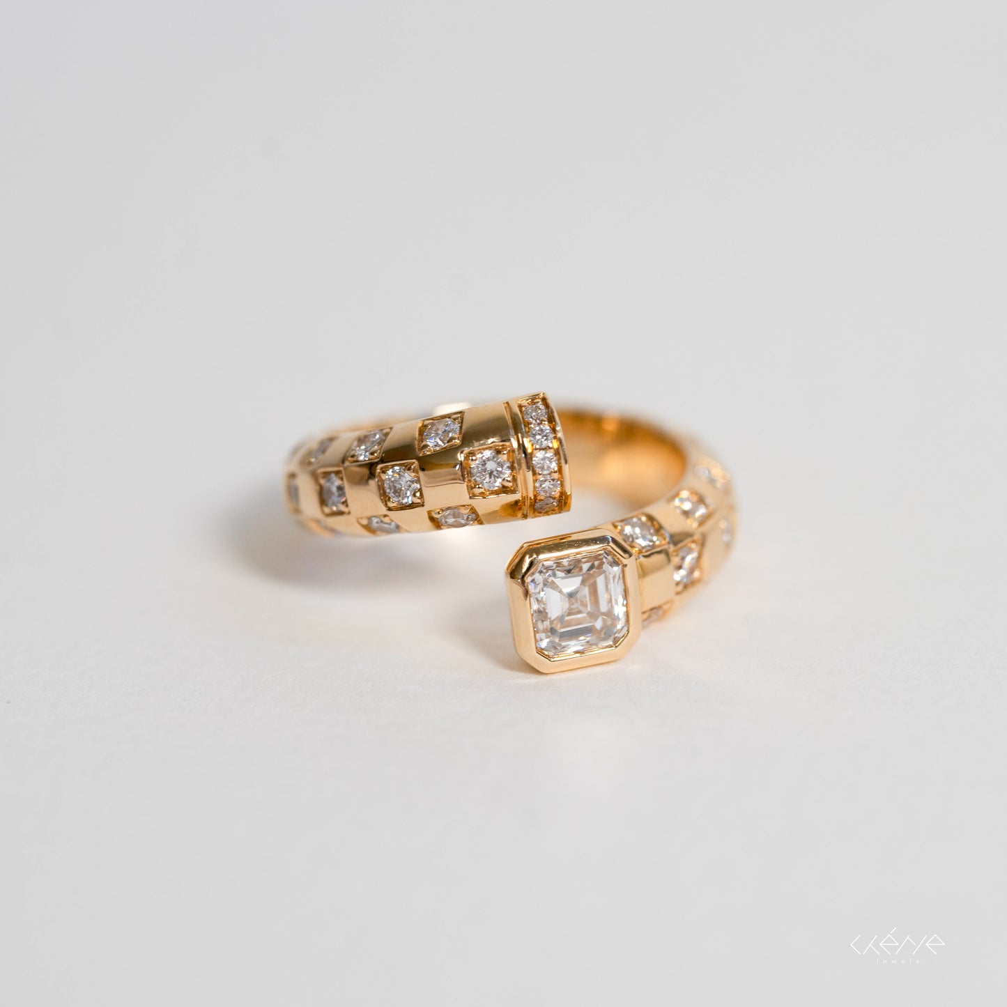 Lab Diamond Collection - Asscher Cut Chess Ring