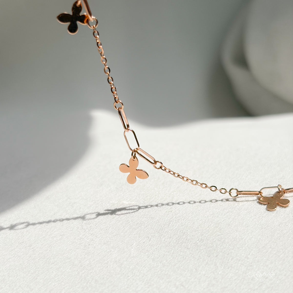 Butterflies Bracelet 18K Gold