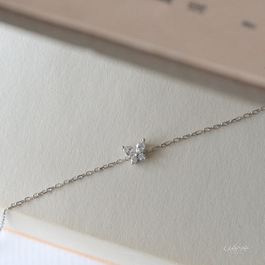 Lab Diamond Collection - Mini Diamond Butterfly Bracelet