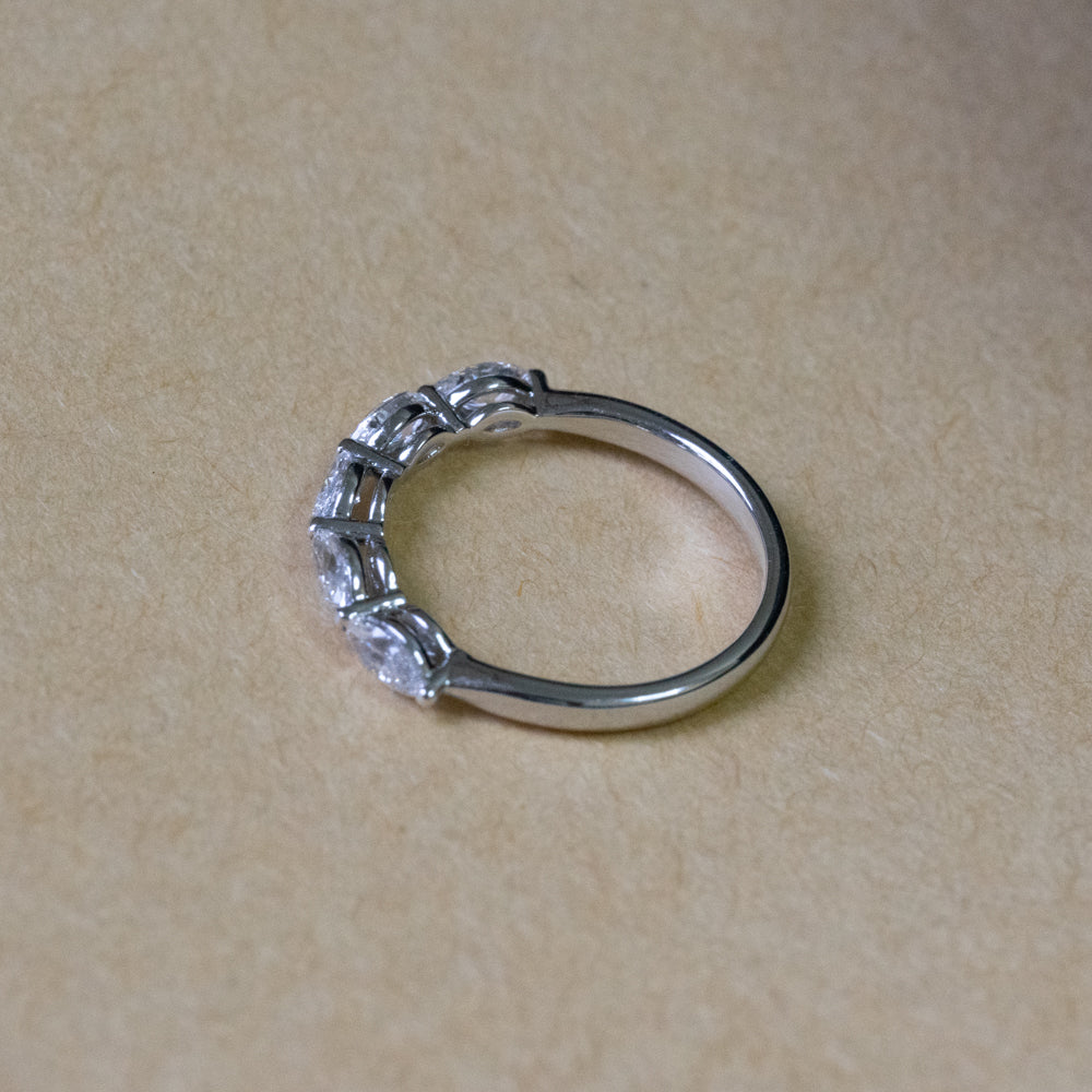 Lab Diamond Collection - East West Marquise Eternity Band