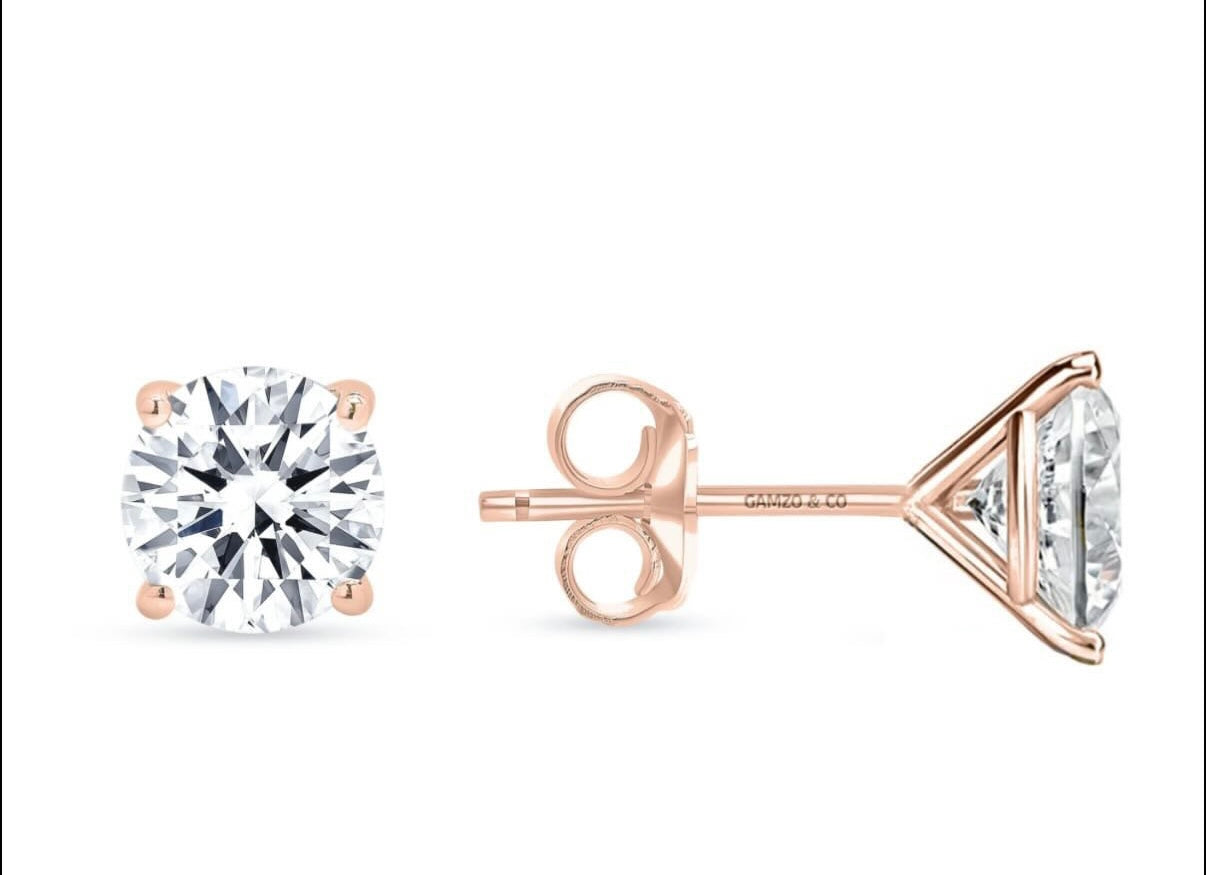 CMO - 2.4ct Round Lab Grown Diamond in Martini Setting